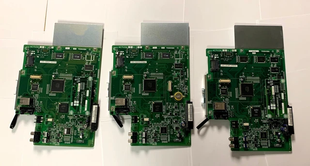 Lot of 3 Toshiba CIX100 ACTU3A Processor Boards