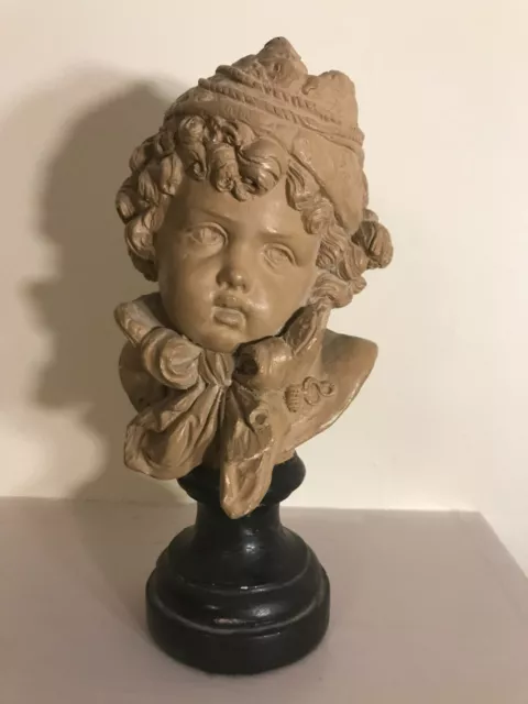 Vintage European Bust of a Child