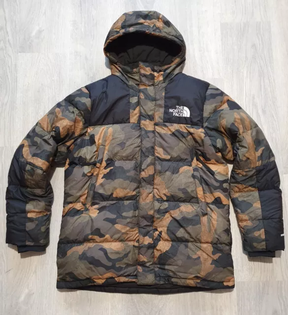 THE NORTH FACE DEPTFORD DOWN PARKA CAMO - insulated MEN'S PUFFER COAT - M