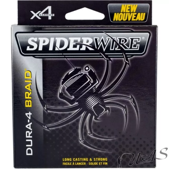 Spiderwire Dura 4 Braid 150M 300M 1800M  Grün Gelb Weiss Geflochtene Angelschnur 3