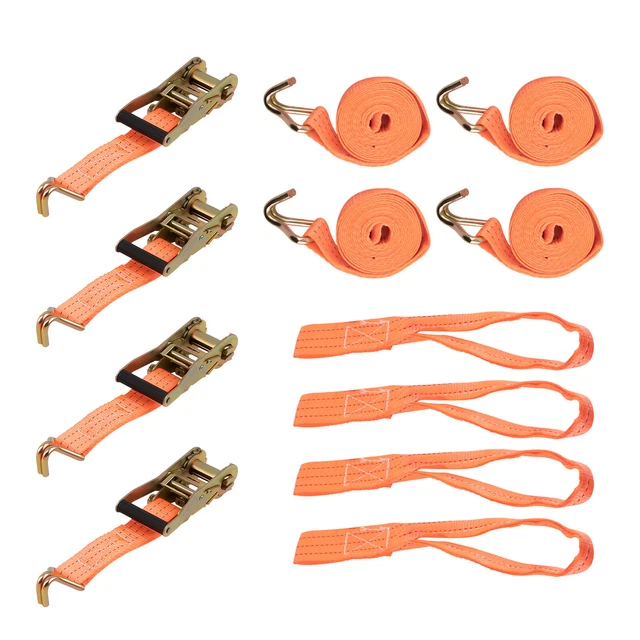 Sangles Arrimage URAQT 10pcs - 0.5m X 2cm 200kg Charge Pour Moto Voiture