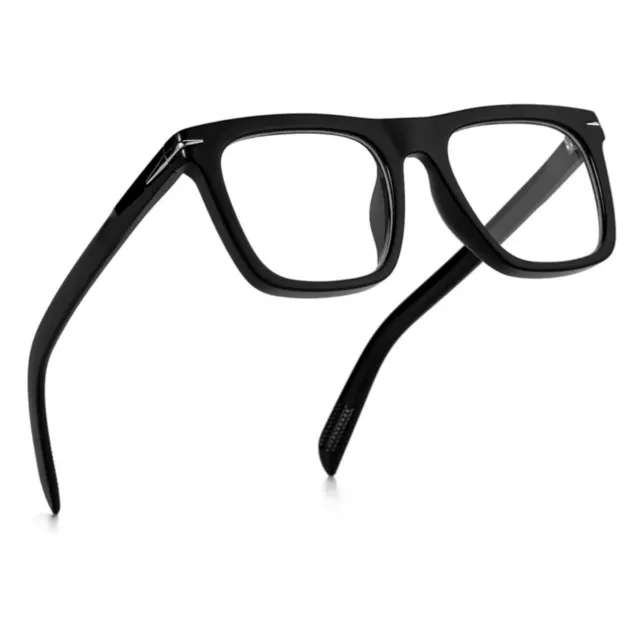 Men Women Clear Lens Fashion Designer Non Prescription Classic Black Eye Glasses