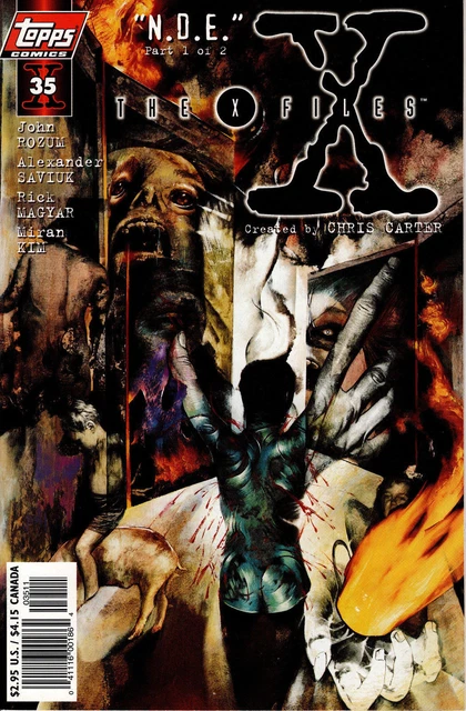 The X-Files #35 Direct Sales Edition Nm+ First Print 1995 Topps Comics