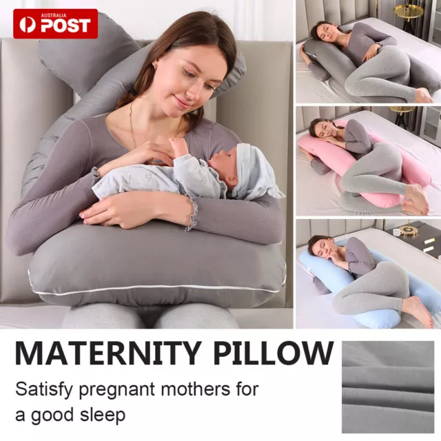 Maternity Pillow Pregnancy Nursing Sleeping Body Support Feeding Boyfriend AU