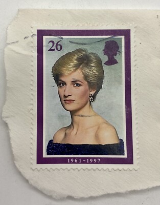 Used 26p Stamp Royal Lady Princess Diana Spencer Commemorative GB 1961- 1997