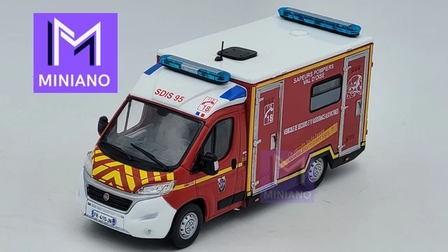 Modèle Réduit Fiat Punto Pompiers Italiens 1/43 - Zamac Neuf Sous Boîte - Oliex Cararama
