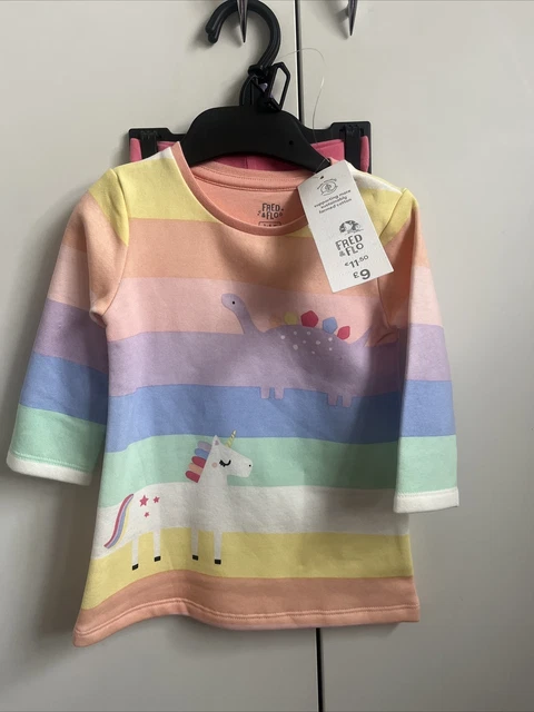 TESCO FRED Flo Baby Jumper Dress Leggings Size 3 6 Months NWT 2.00 PicClick UK