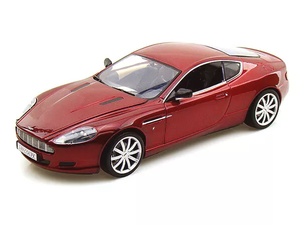 ASTON MARTIN DB9 COUPE model car silver or red 1:18 MOTOR MAX 73174R or 73174S