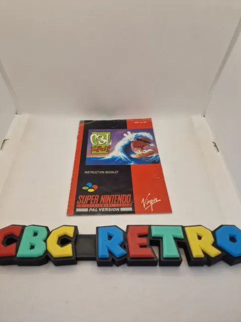 Libretto originale Super Nintendo/Snes manuale Cool Spot
