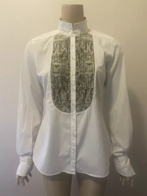 ETRO White Cotton Shirt 44