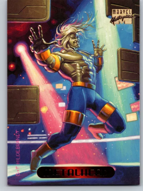 #75 Metalhead 1994 Fleer Marvel Masterpieces Greg and Tim Hildebrandt