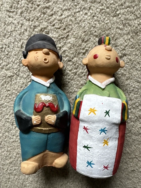 Korean Ceramic Wedding Couple Dolls