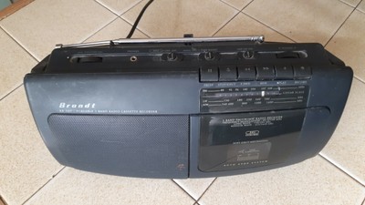 Brandt Ancien poste radio cassette k7 TV portable Brandt RKT 5751 