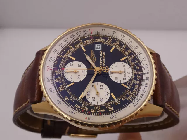 Breitling Old Navitimer K13322 Chronometer Oro 18 Kt Full Set '2001 Top Orologio 2