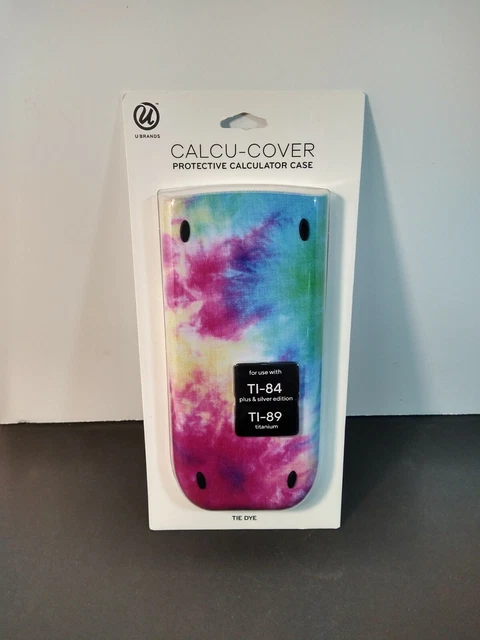 Texas Instruments Calculator TI-84 Plus & Silver TI-89 Slide Case Cover Tie Dye