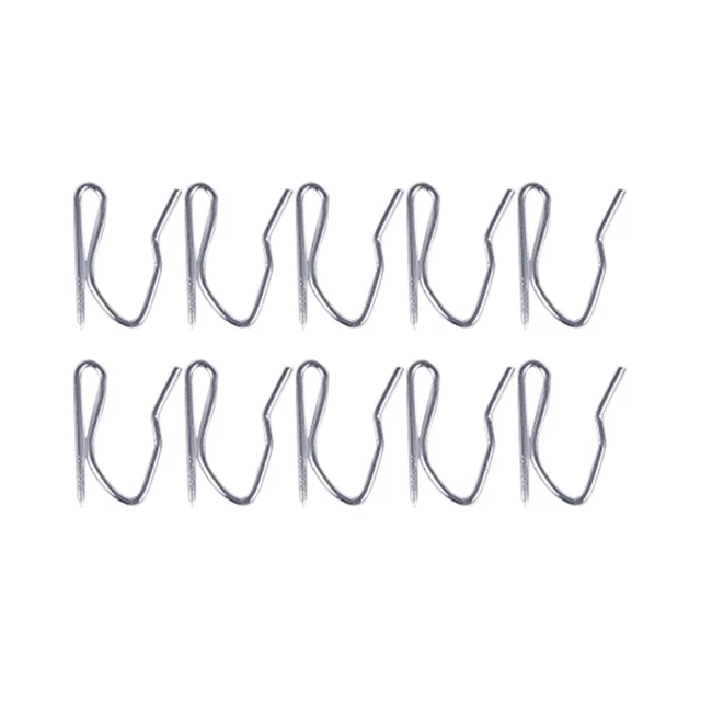10 ud. Cortina Pin - Plateado A2R6