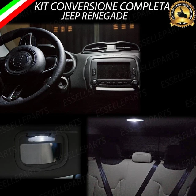 Kit Luci LED Interni Per JEEP Renegade 2015-2023 - 6000K Bianco Luminoso - Foto 12