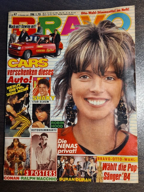 BRAVO 47/1984 Heft Komplett - Nena, Wham, Shakin' Stevens, Duran Duran - Top!