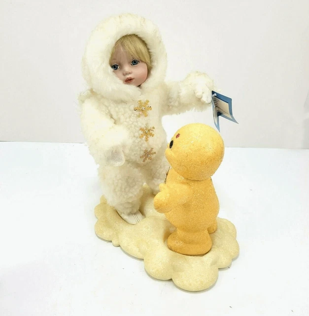 Ashton Drake Snow Babies Doll Figurine Beneath The Mistletoe First Issue 1995