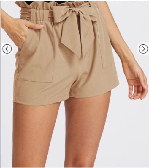 DONNA PANTALONCINI CORTI Estivi Pantaloni da Spiaggia Calzoncini
