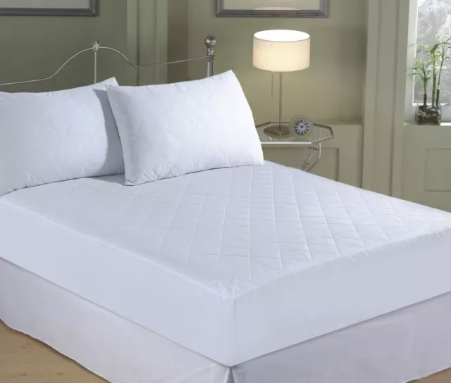 Premium Quilted Mattress Protector Extra Deep Fitted Bed Cover 16'' In All Sizes