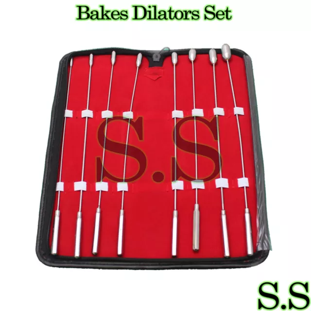 Bakes Rosebud Urethral Dilators Sounds Urethral 8 Piece Kit