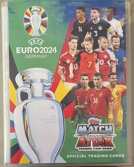 Match Attax Euro 2024 Full Complete Binder Base Set & Promo Pack Exclusive