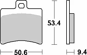 Plaquettes De Frein Kh298 Street Ceramic Couleur Noir