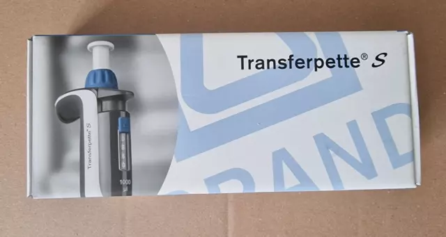 Brand Transferpette S  Single Channel Adjustable Pipette 10-100 ul (New) 3