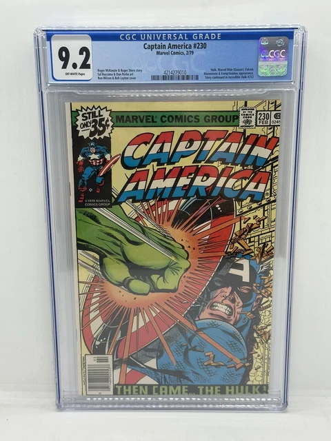 Captain America #230 (Marvel, 2/79) CGC 9.2 NM- (CAPTAIN AMERICA vs. HULK)