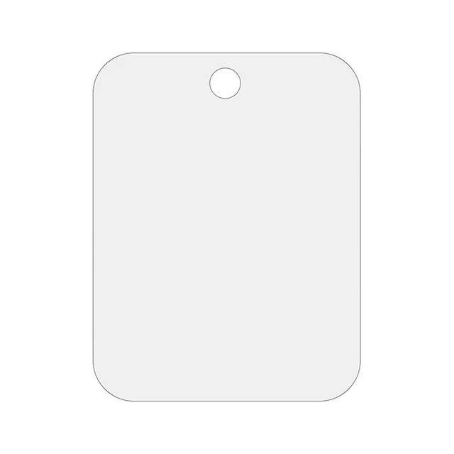 Acrylic Anti-Fog Shower Mirror Silver Transparent Front Acrylic Mirror