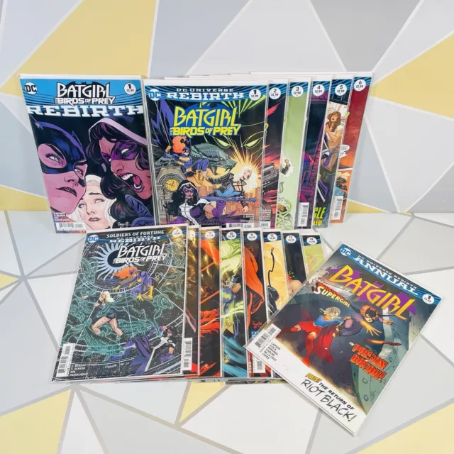 Batgirl & The Birds of Prey DC Rebirth Comic Book Bundle - 16 Issues VGC - J Ben