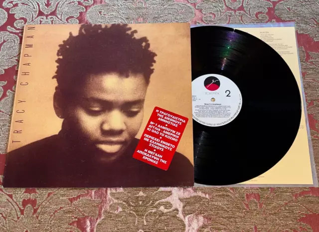 TRACY CHAPMAN - RARE 1988 GREEK ORIGINAL 1st EDITION VINYL LP Includes FAST CAR