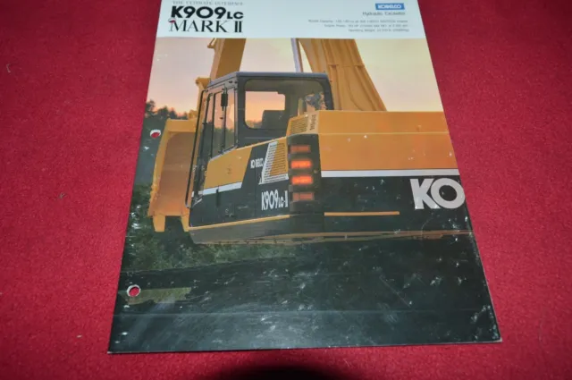 Kobelco K909LC Mark II Excavator Dealer's Brochure GDSD7