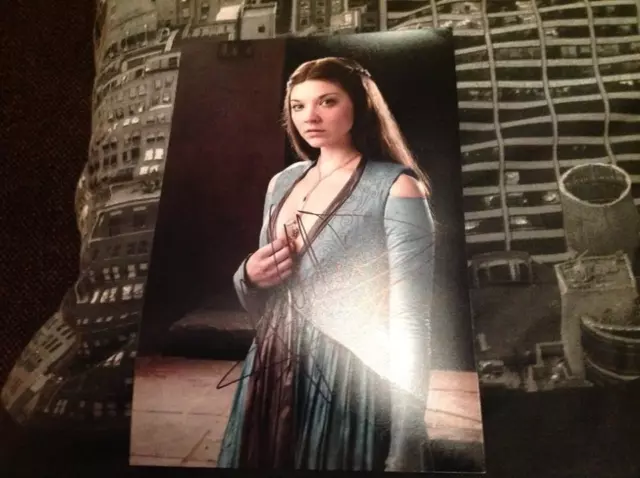 Natalie Dormer Hand Signed 12 X 8 Photo Game Of Thrones Got Margaery Tyrell Coa