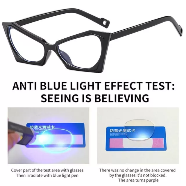 BLUE RAY BLOCKING Square Eyeglasses Ultralight Frame Eyewear Office $7. ...