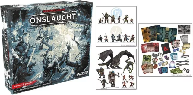 Dungeons Dragons DD Onslaught Brettspiel Kernset, mehrfarbig