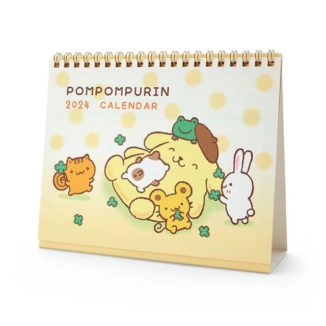 SANRIO DESK CALENDAR 2024,January to December,Japanese Edition 5.80