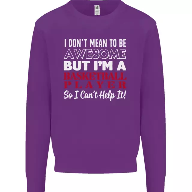Felpa maglione I Dont Mean to Be giocatore di basket da uomo 8