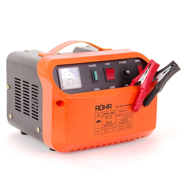Röhr Voiture Chargeur de Batterie régénérateur démarreur 30P 12V/24V