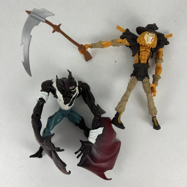 The Dark Knight Premium Collector Series Man Bat Action Figure Scarecrow Lot 2