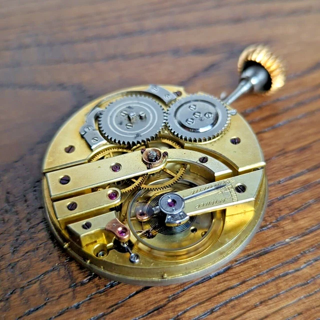 SWISS DETENT CHRONOMETER Pocket Watch Movement, Working, High Grade