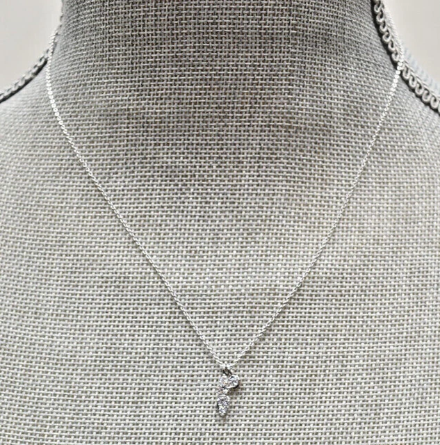 Nadri Crystal Pendant Necklace Silvertone New! NWT Nadri Crystal Pendant Necklace Silvertone New! NWT