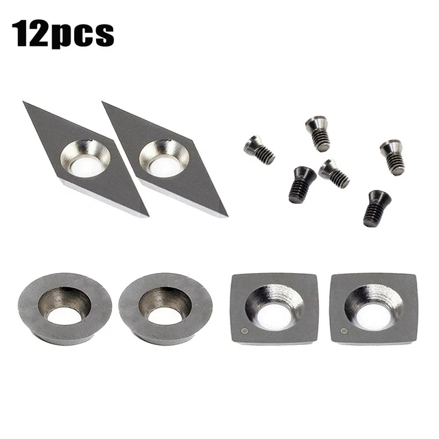 Carbide Tips Inserts Blades For Chisel Cutter Wood Turning Lathe Holder-Tool