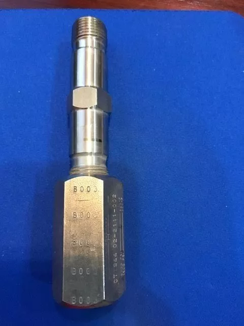 Anderson Greenwood Ct7S44 02-2111-002 1/2" Npt Stainless Valve