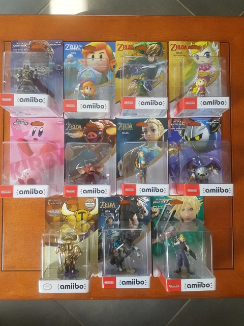 Lot de 11 amiibo zelda,ff7...