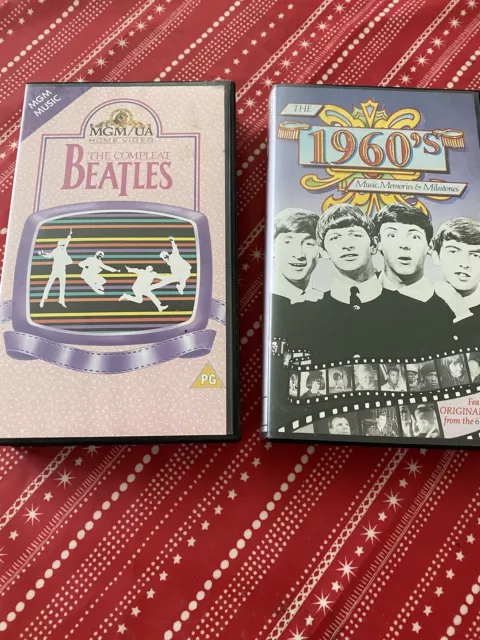The Complete Beatles DVD & 1960’s Music Memories & Milestones DVD VGC