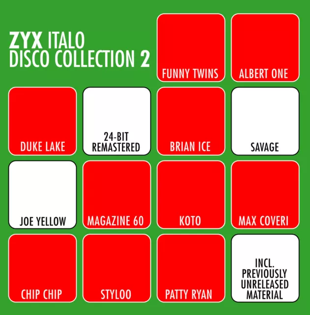 CD ZYX Italo Disco Collection 2 D'Artistes Divers 3CDs