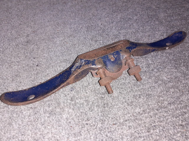 Vintage RECORD  No  0151 Spokeshave flat base spoke shave 6