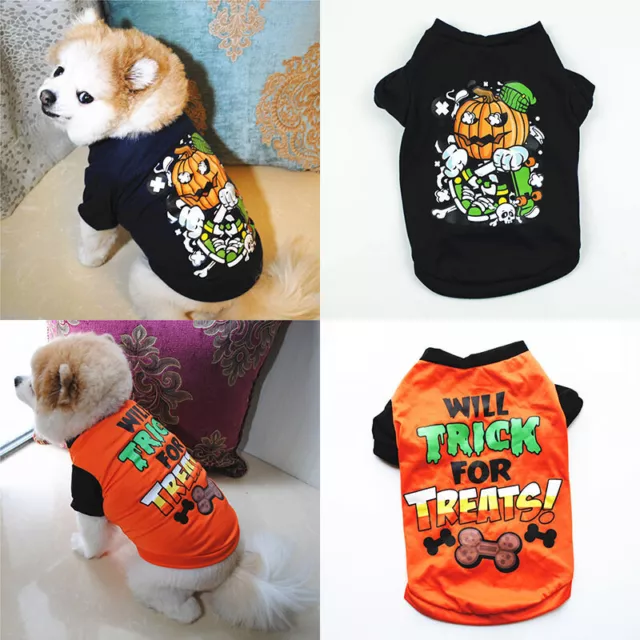 Animale Domestico Gilet Cane T-Shirt senza Maniche Camicia Costume Moda ]
